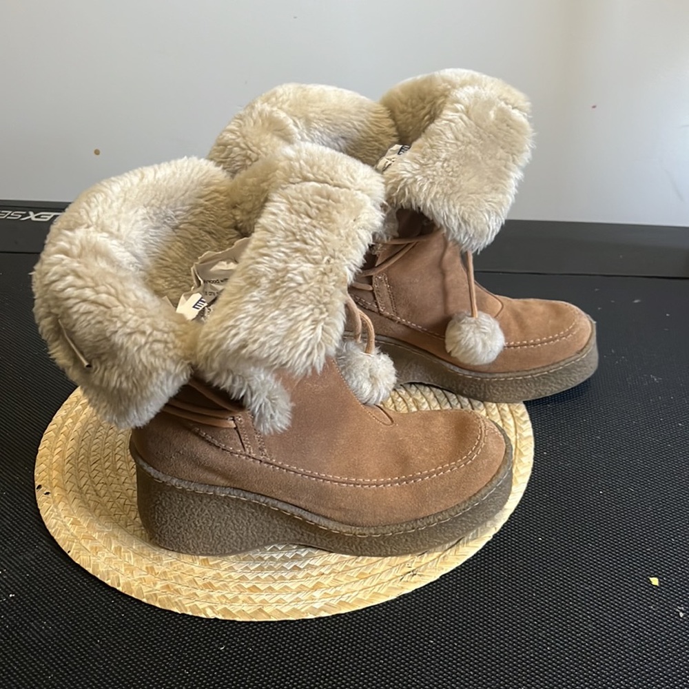 Spring Platform  Outdoor Winter Snow Ankle Boot Size 37